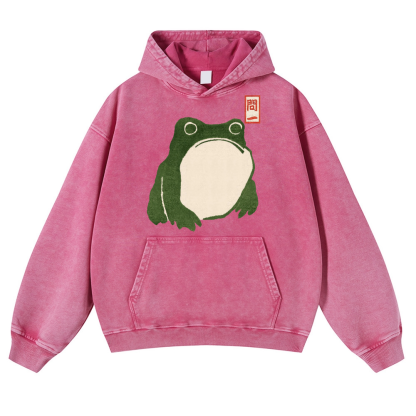 Matsumoto Hoji Vintage Washed Thick Cotton Hoodie