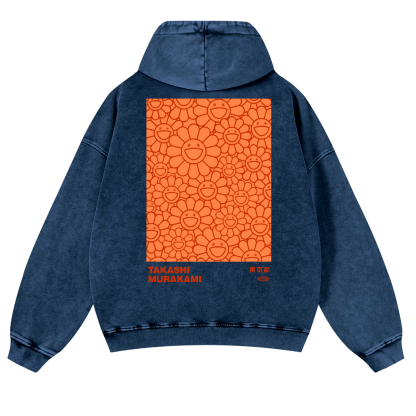 TM Vintage Washed Cotton Back Art Hoodie