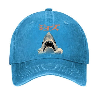 Jaws Ukiyoe Vintage Cotton Cap