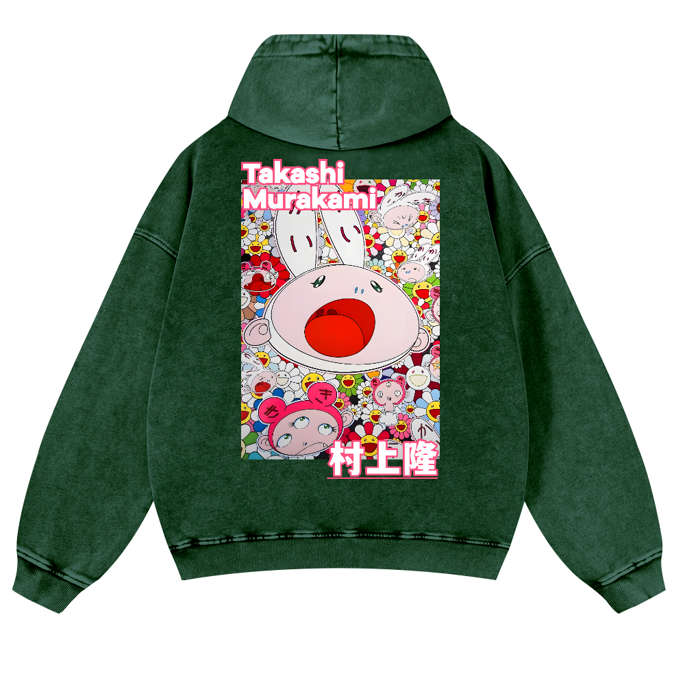 TM Vintage Washed Cotton Back Art Hoodie