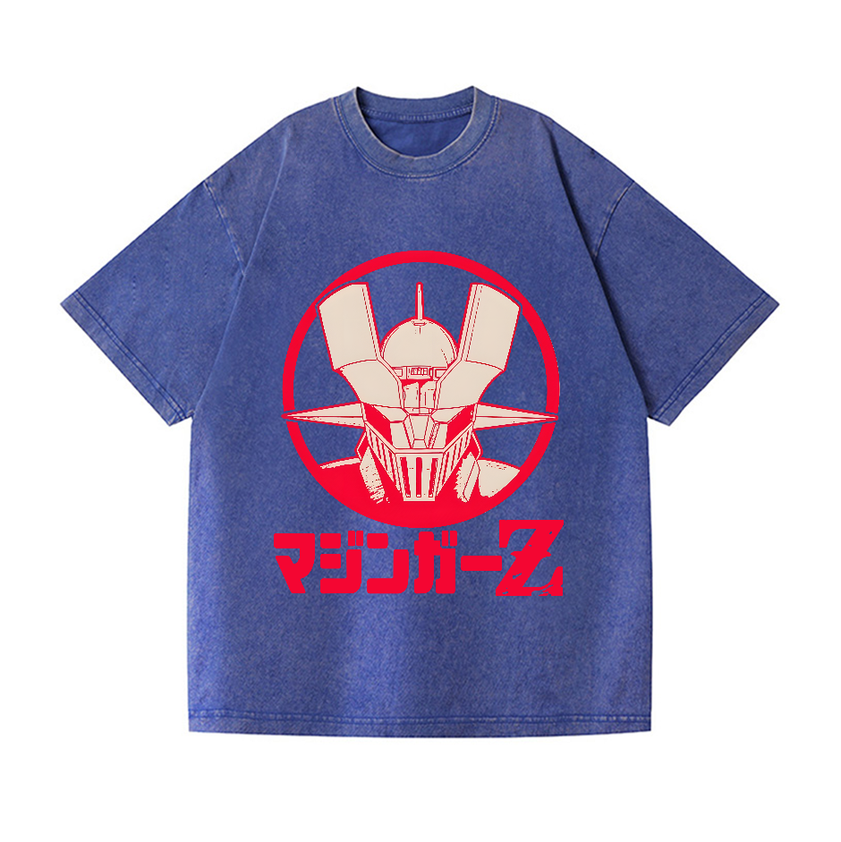 Mazinger Z Vintage Wash Japanese Design T-Shirt