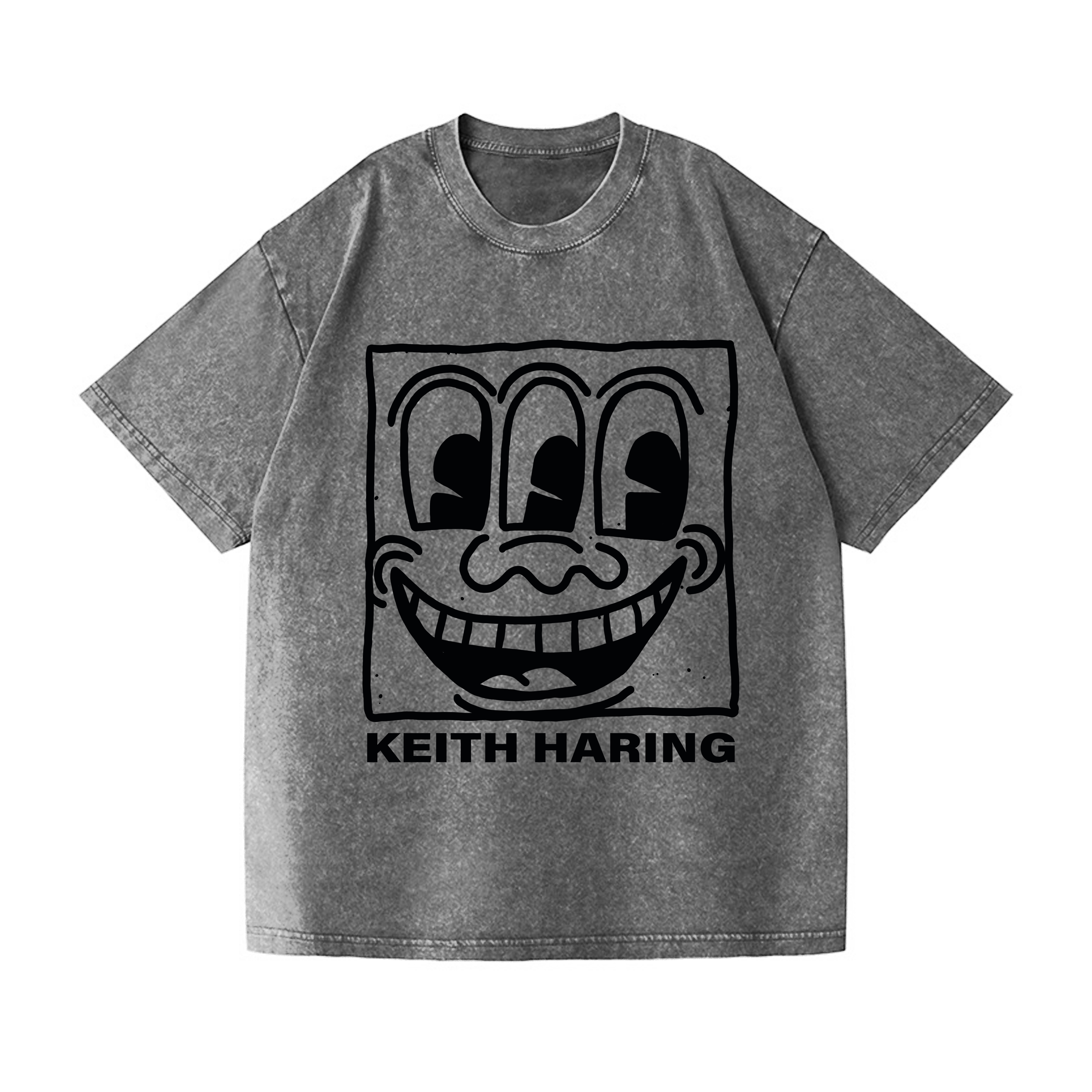 Keith Haring Vintage Wash Japanese Design T-Shirt