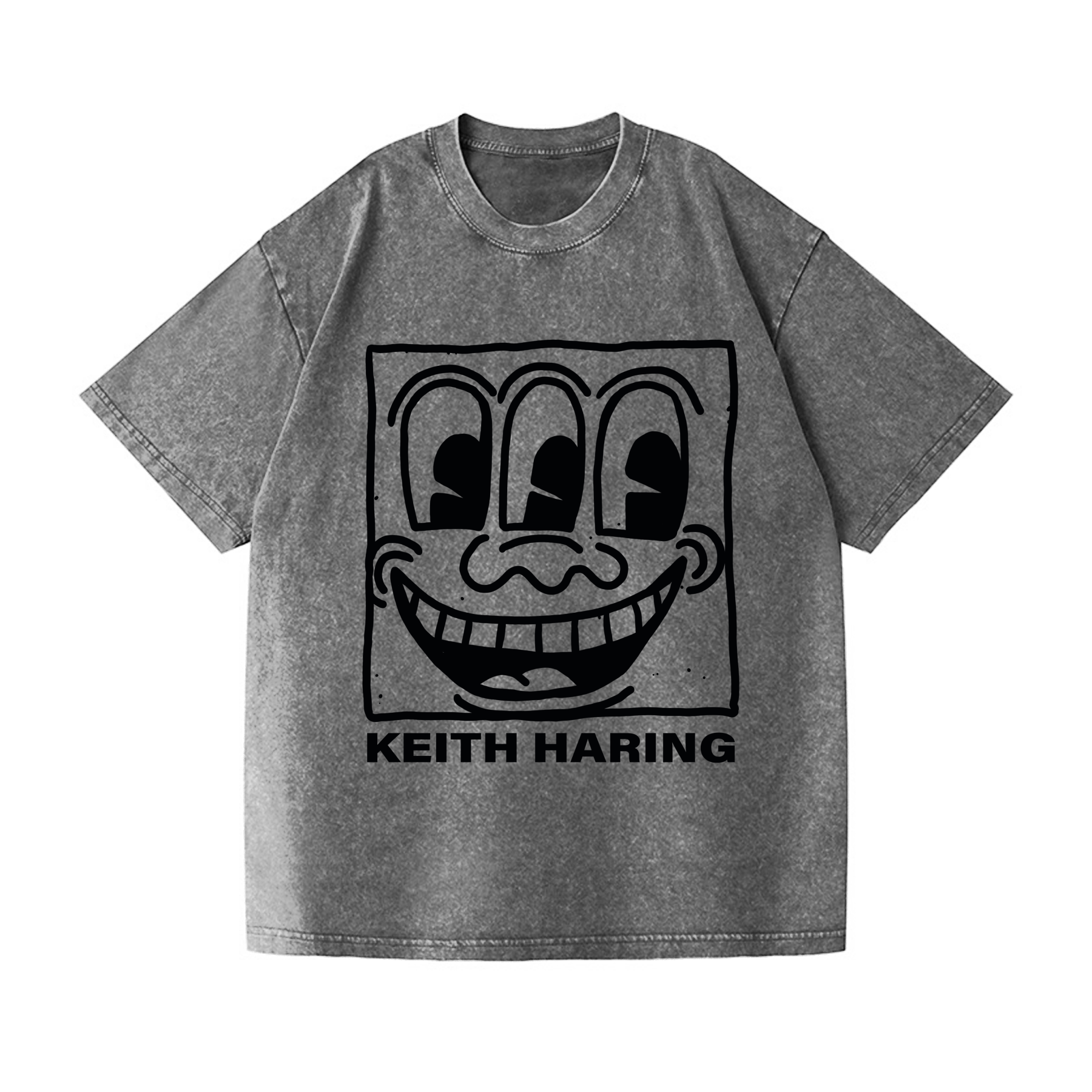 Keith Haring Vintage Wash Japanese Design T-Shirt