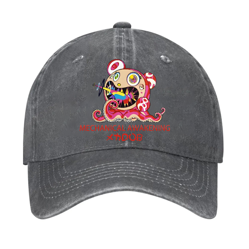 TM Sunflower Octopus Tokyo Japan Vintage Cotton Cap