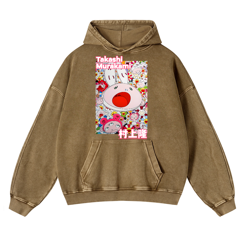Sunflower TM Vintage Washed Thick Cotton Hoodie