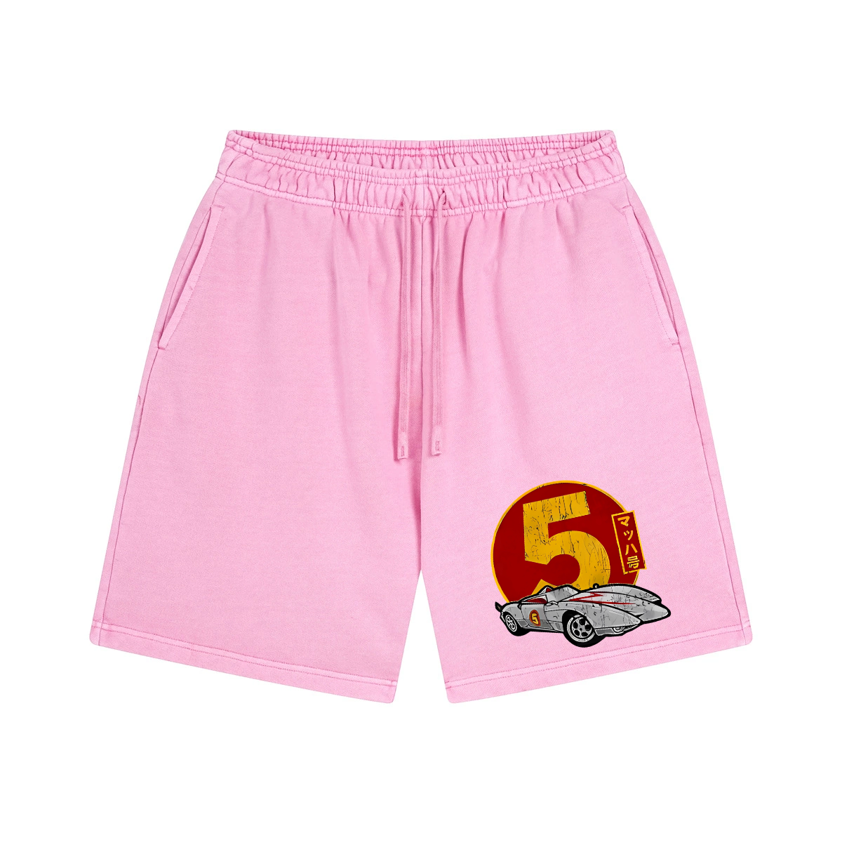 Speed Racer Mach 5 Vintage Washed Cotton Shorts