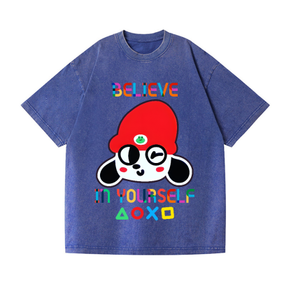 PaRappa the Rapper Vintage Wash Japanese Design T-Shirt