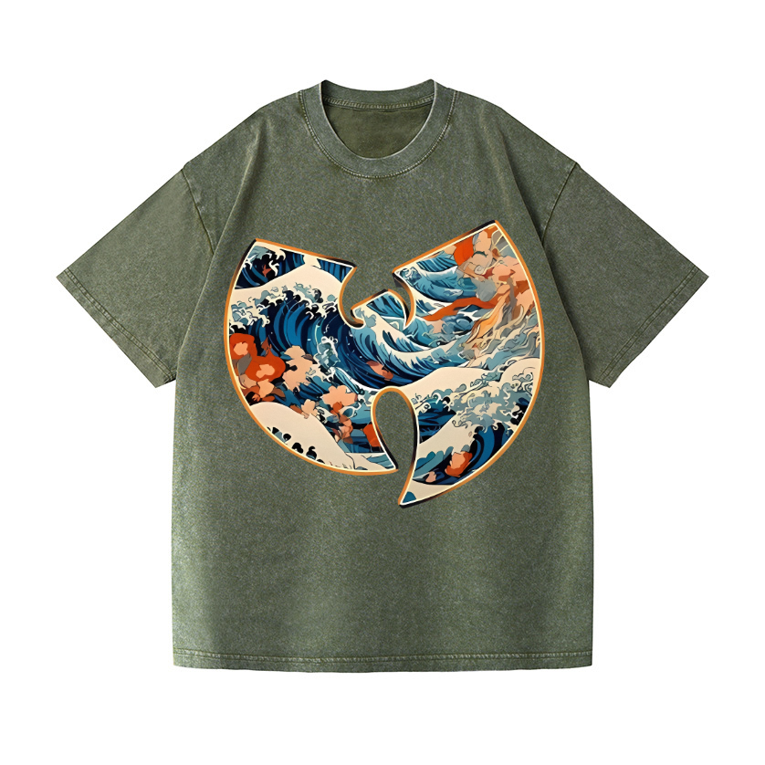 Vintage Wash Japanese Design T-Shirt