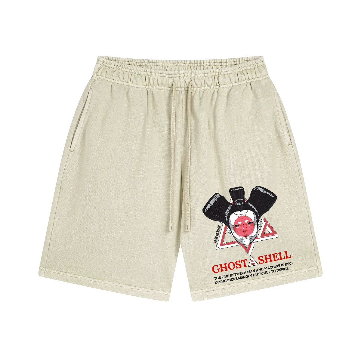 Ghost of the Shell Geisha Vintage Pure Thick Cotton Shorts