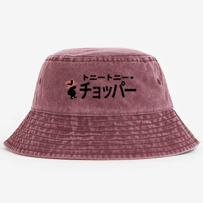 OP Tony Tony Chopper Vintage 100% Cotton Bucket Hat
