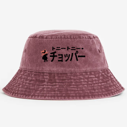 OP Tony Tony Chopper Vintage 100% Cotton Bucket Hat