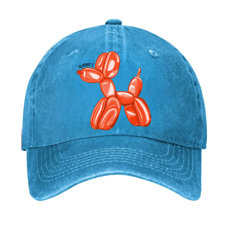 Koons Balloon Dog Vintage Cotton Cap