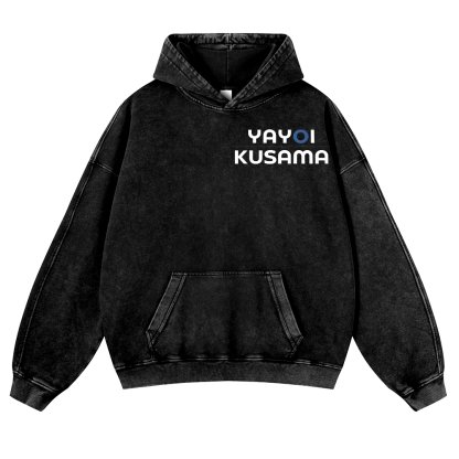 Yayoi Kusama Vintage Washed Cotton Back Art Hoodie