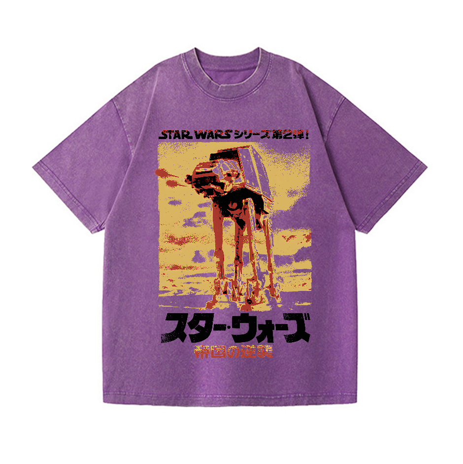 Star Wars Vintage Wash Japanese Design T-Shirt
