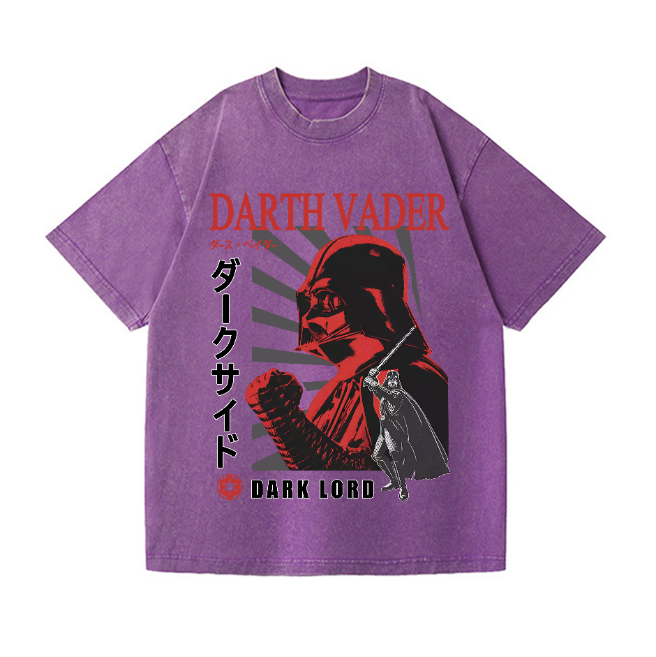 Star Wars Darth Vader Vintage Wash Japanese Design T-Shirt