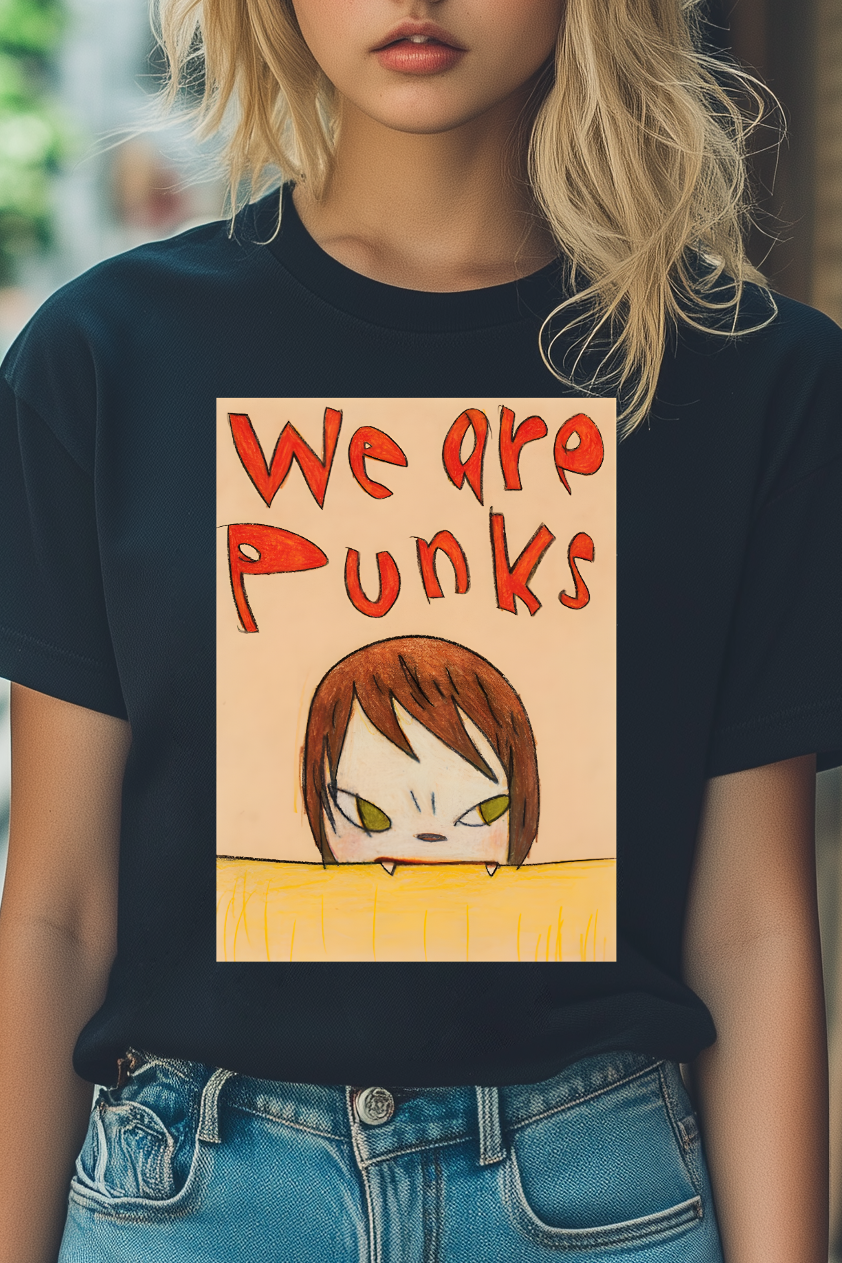 Yoshitomo Nara We Are Punks Japanese Style Women's Classic Tee