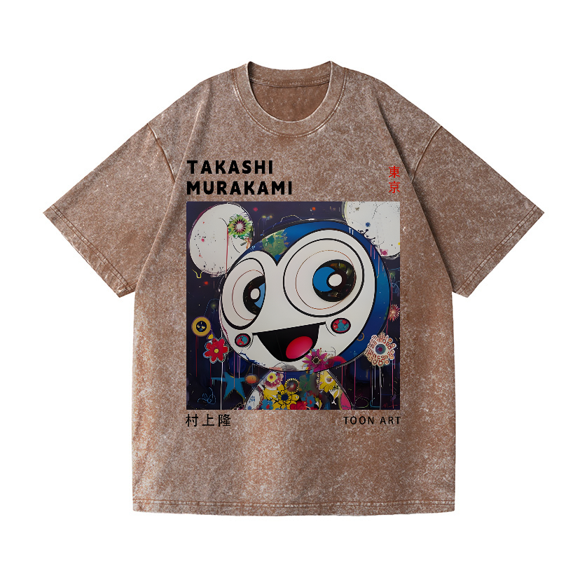 Toon Art TM Vintage Wash Japanese Design T-Shirt