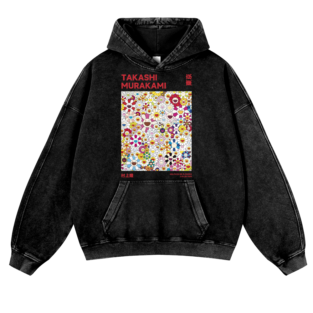 Sunflower TM Vintage Washed Thick Cotton Hoodie