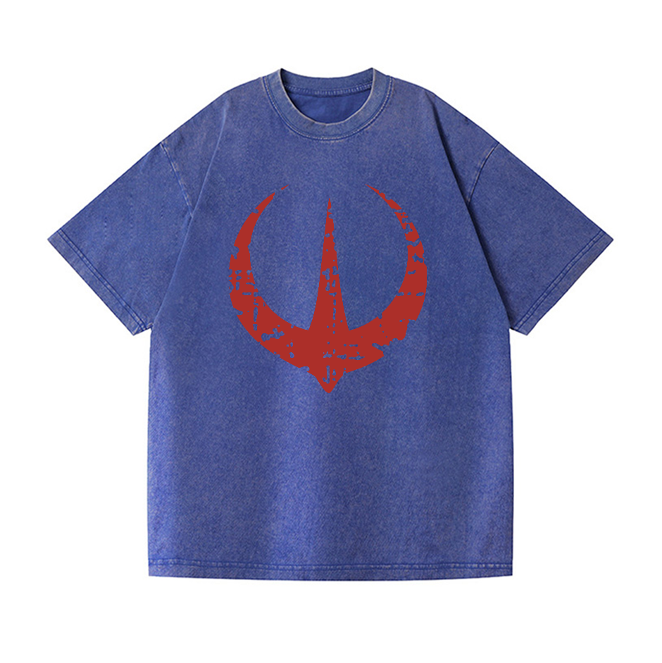 Rebellion Logo Andor Star Wars Vintage Wash Japanese Design T-Shirt