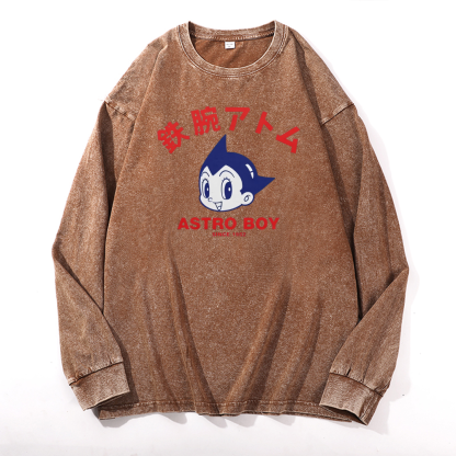 Astro Boy Vintage Cotton Wash Crewneck Sweatshirt