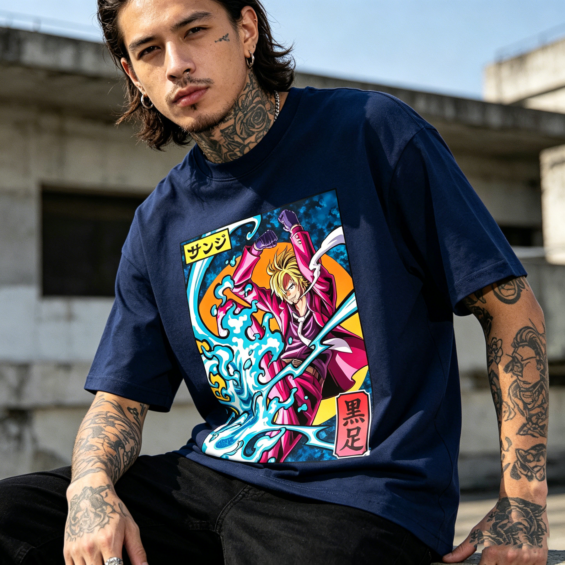 One Piece Sanji Japanese Style Classic Tee