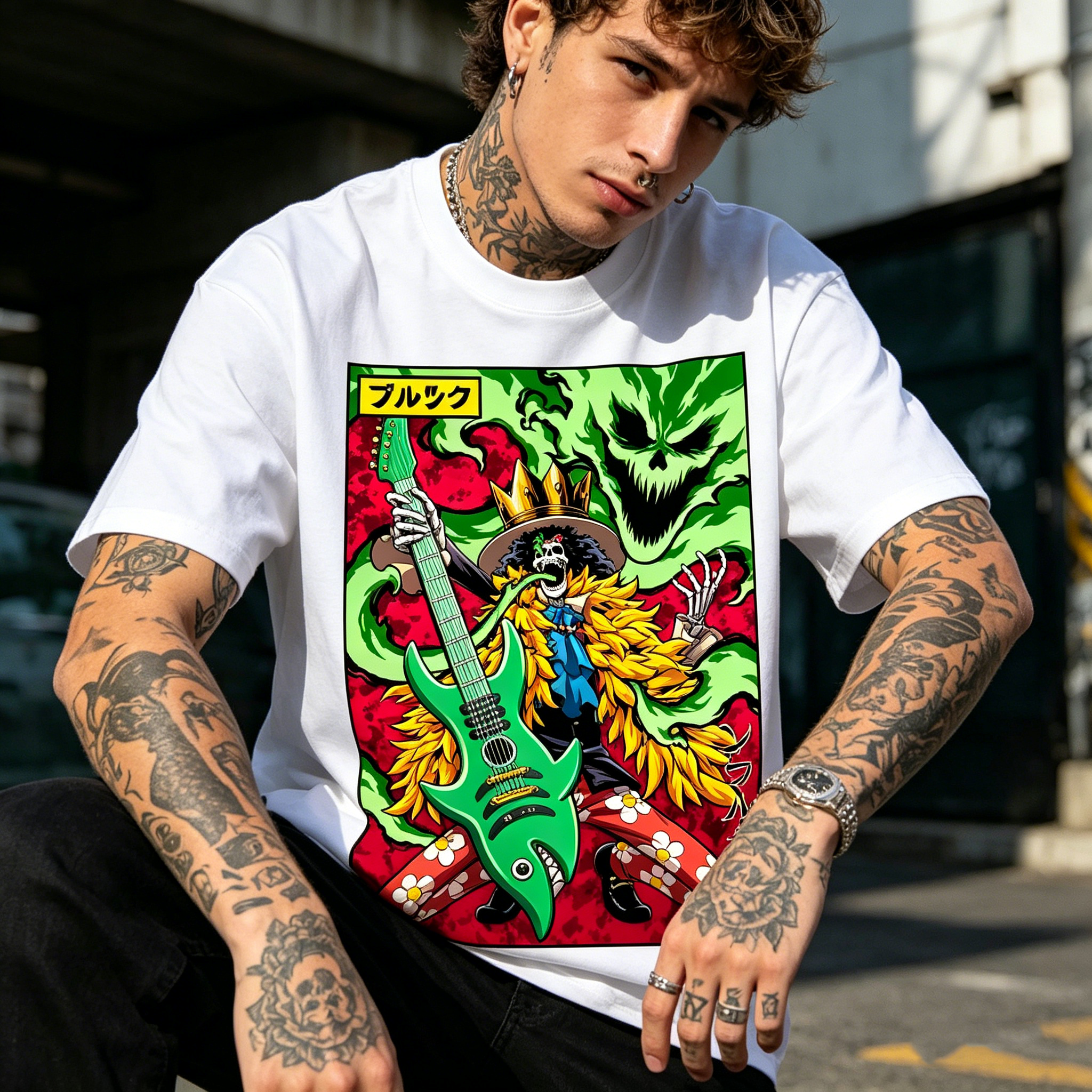 One Piece Brook Japanese Style Classic Tee