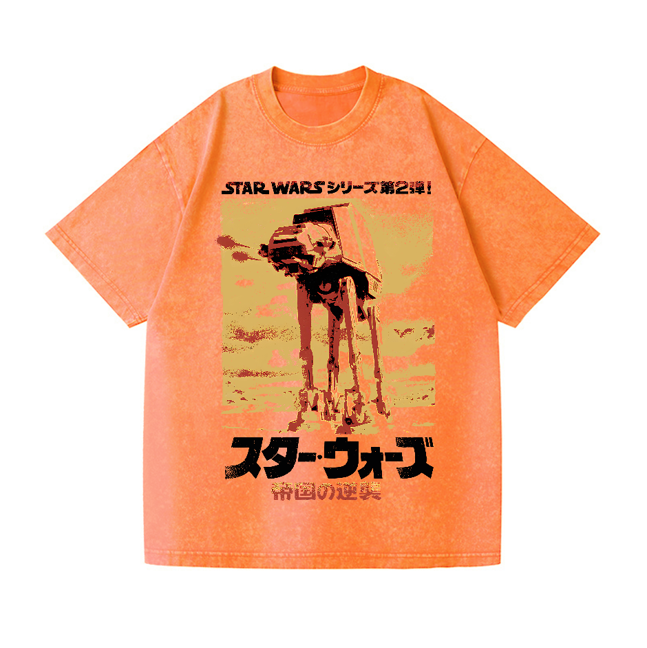 Star Wars Vintage Wash Japanese Design T-Shirt