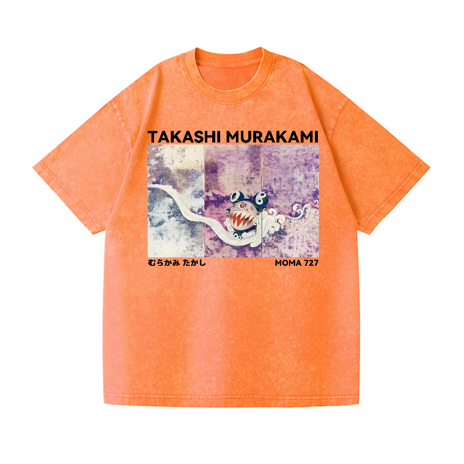 Japan Sunflower TM Vintage Wash Japanese Design T-Shirt