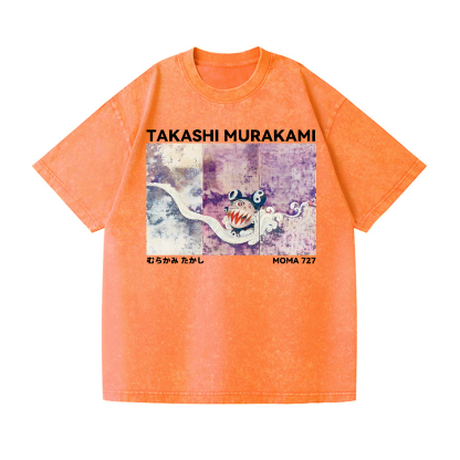 Japan Sunflower TM Vintage Wash Japanese Design T-Shirt