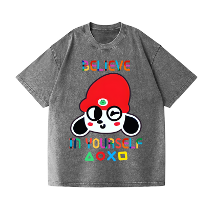 PaRappa the Rapper Vintage Wash Japanese Design T-Shirt