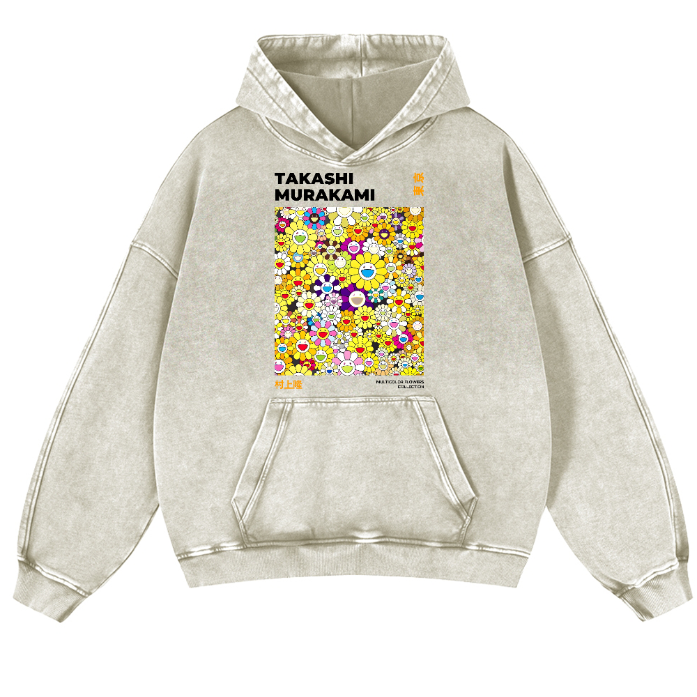 Sunflower TM Vintage Washed Thick Cotton Hoodie