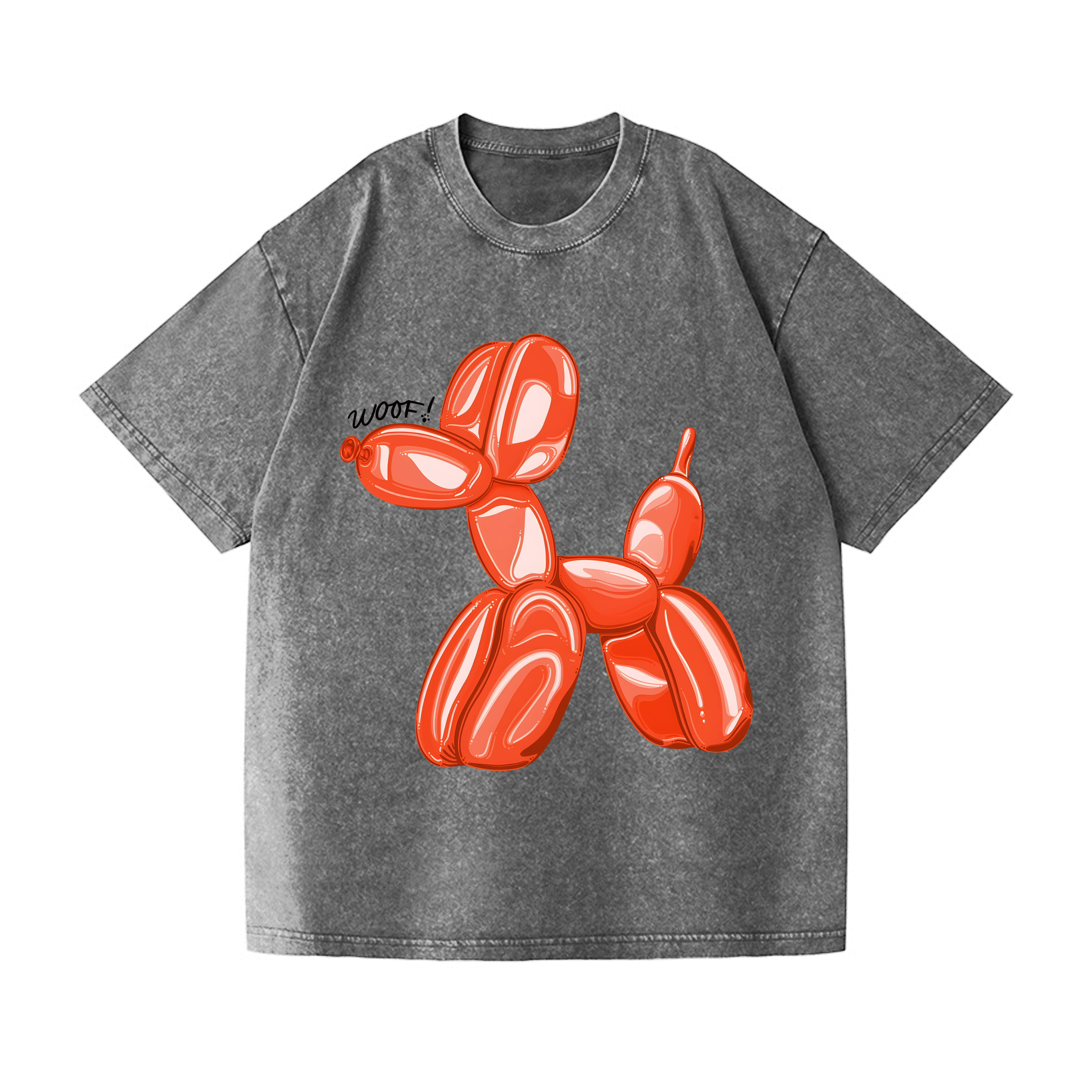 Koons Balloon Dog Vintage Wash Japanese Design T-Shirt