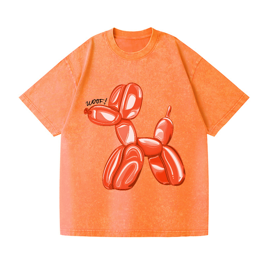 Koons Balloon Dog Vintage Wash Japanese Design T-Shirt