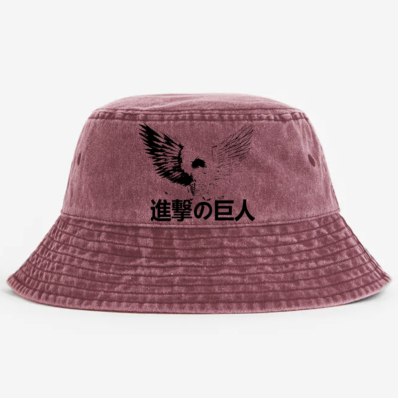 AOT Vintage 100% Cotton Bucket Hat