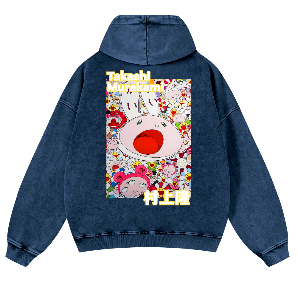 TM Vintage Washed Cotton Back Art Hoodie
