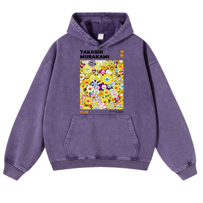 Sunflower TM Vintage Washed Thick Cotton Hoodie