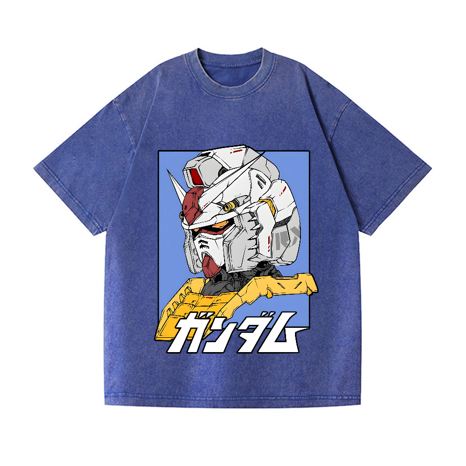Gundam Vintage Wash Japanese Design T-Shirt