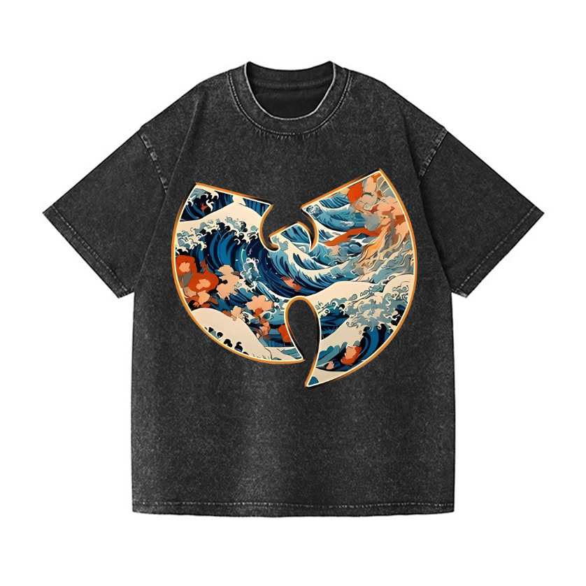 Vintage Wash Japanese Design T-Shirt