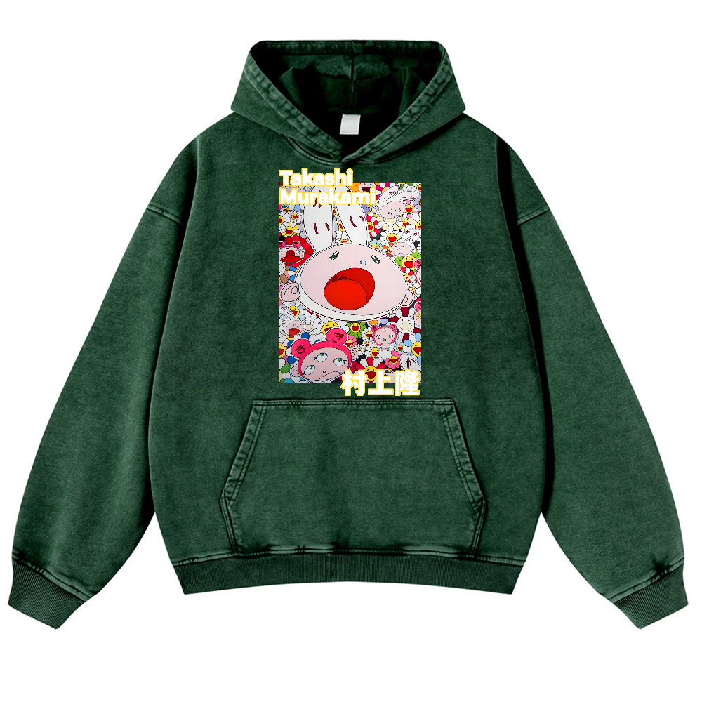 Sunflower TM Vintage Washed Thick Cotton Hoodie