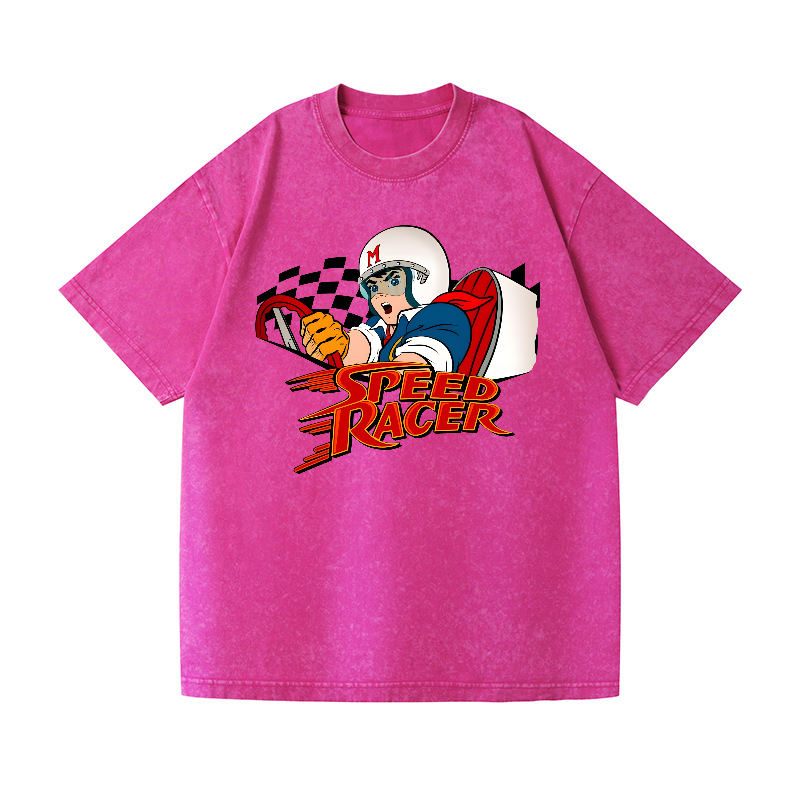 Speed Racer Vintage Wash Japanese Design T-Shirt