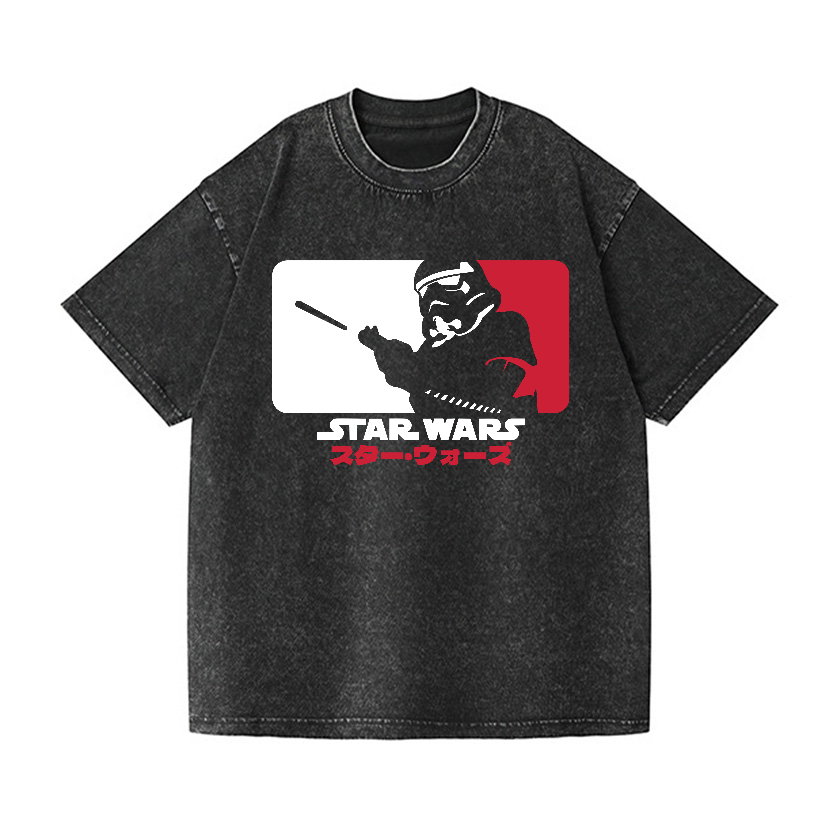 Star Wars Vintage Wash Japanese Design T-Shirt