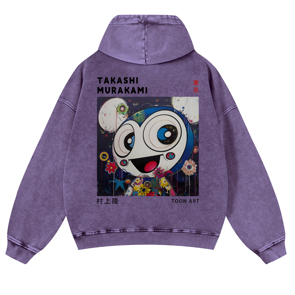 TM Vintage Washed Cotton Back Art Hoodie