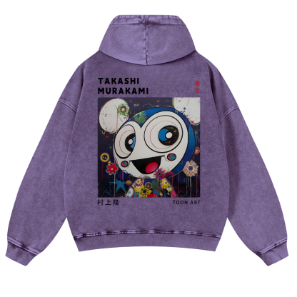 TM Vintage Washed Cotton Back Art Hoodie