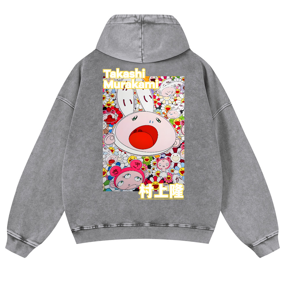 TM Vintage Washed Cotton Back Art Hoodie