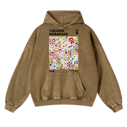 Sunflower TM Vintage Washed Thick Cotton Hoodie