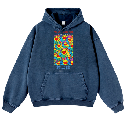 Sunflower TM Vintage Washed Thick Cotton Hoodie