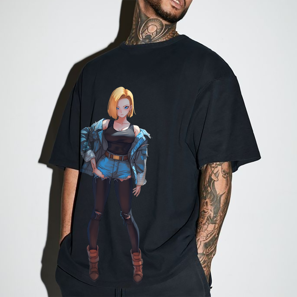 Android 18 Japanese Style Classic Tee