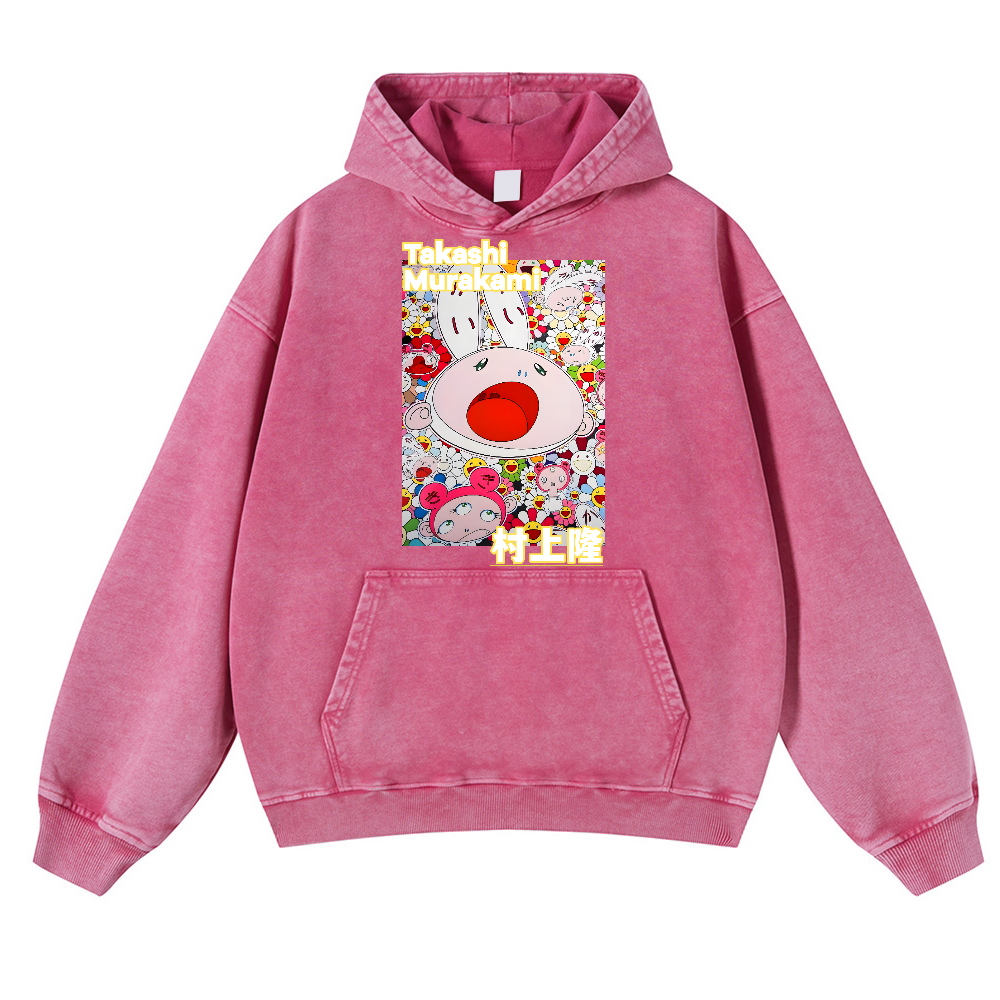 Sunflower TM Vintage Washed Thick Cotton Hoodie