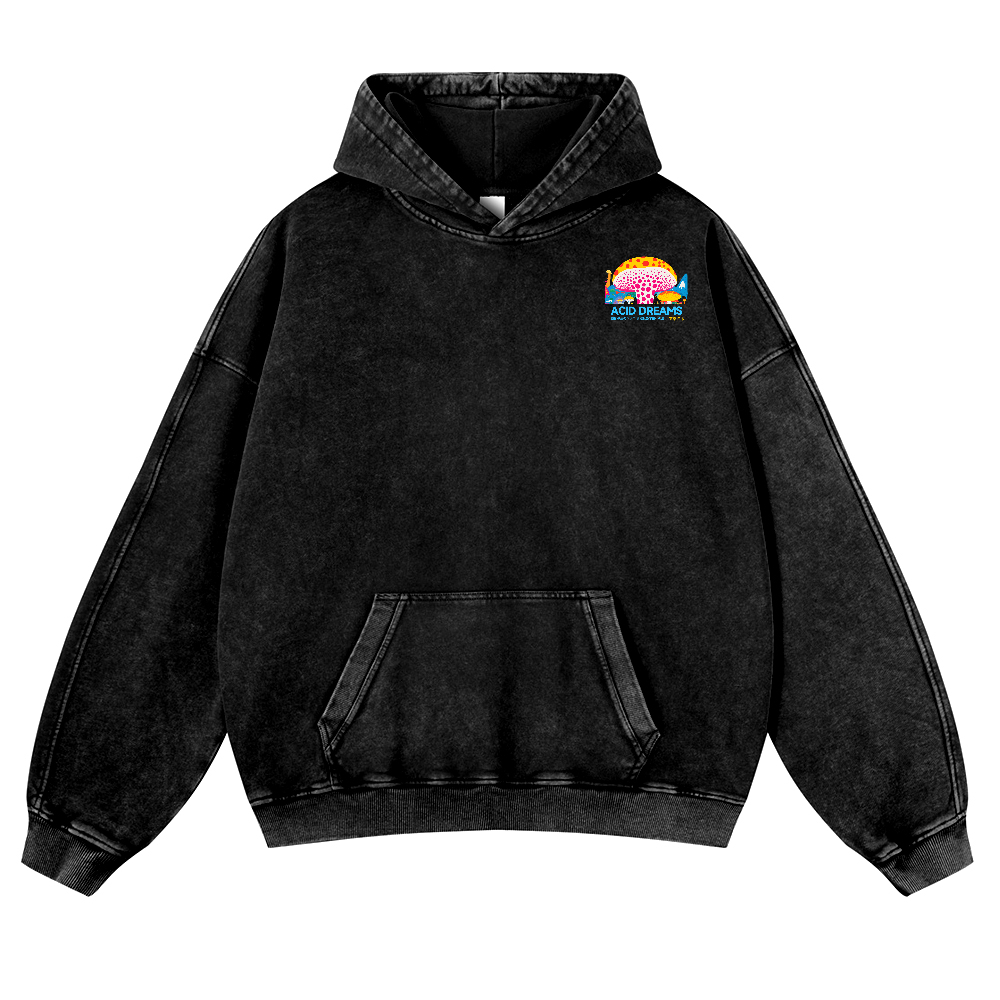 Yayoi Kusama Vintage Washed Cotton Back Art Hoodie