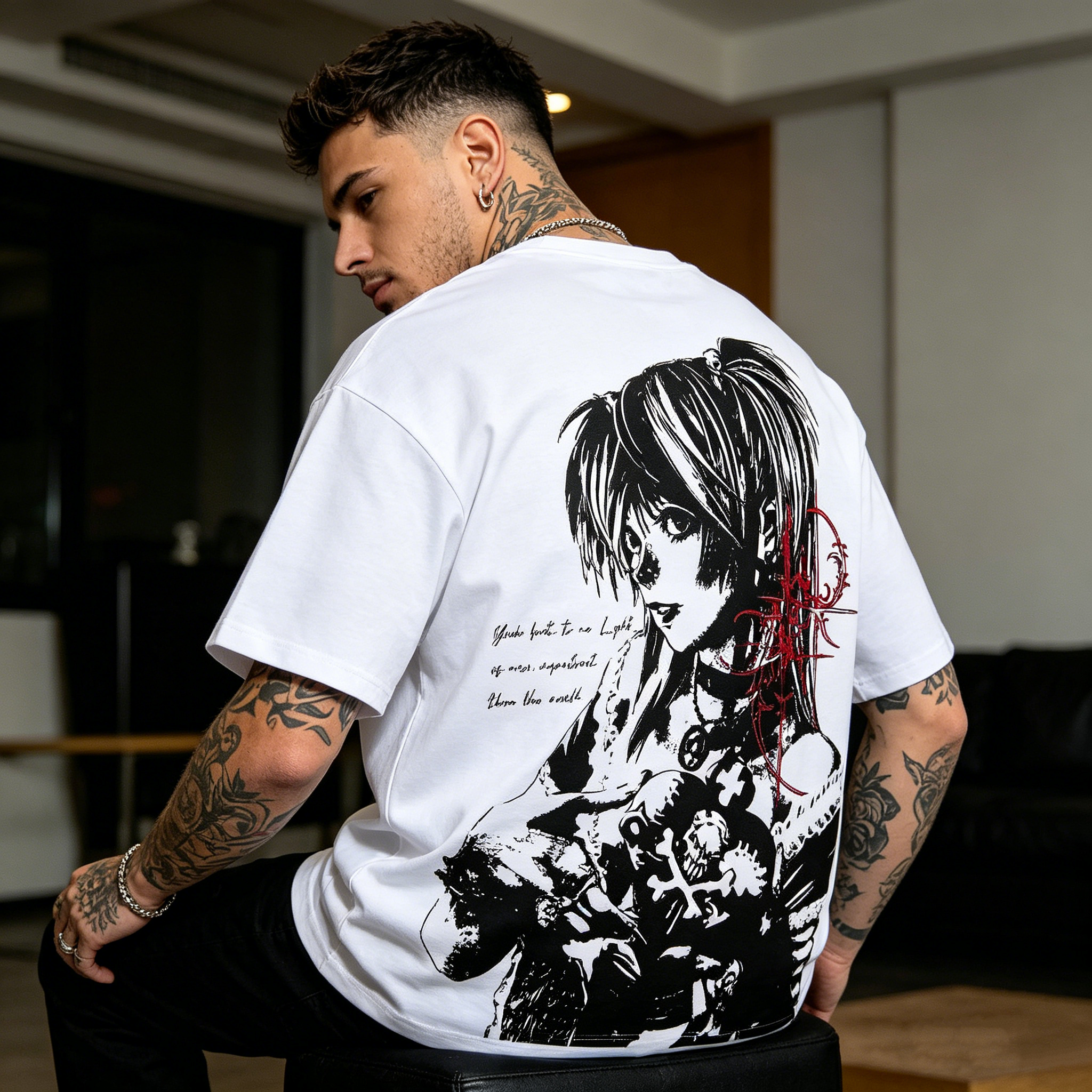 Misa Amane Back Art Cotton Tee